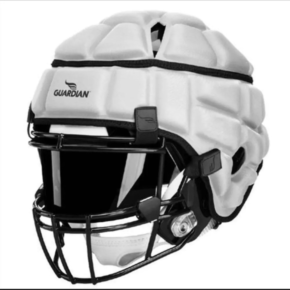 Guardian Caps XT Silver/White Football Helmet Protective Cover - Picture 1 of 14